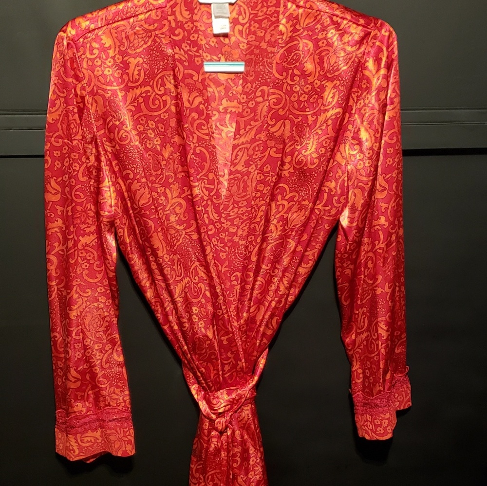 Red Kimono Robe and Nightie/Chemise